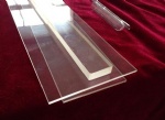 clear quartz glass plate